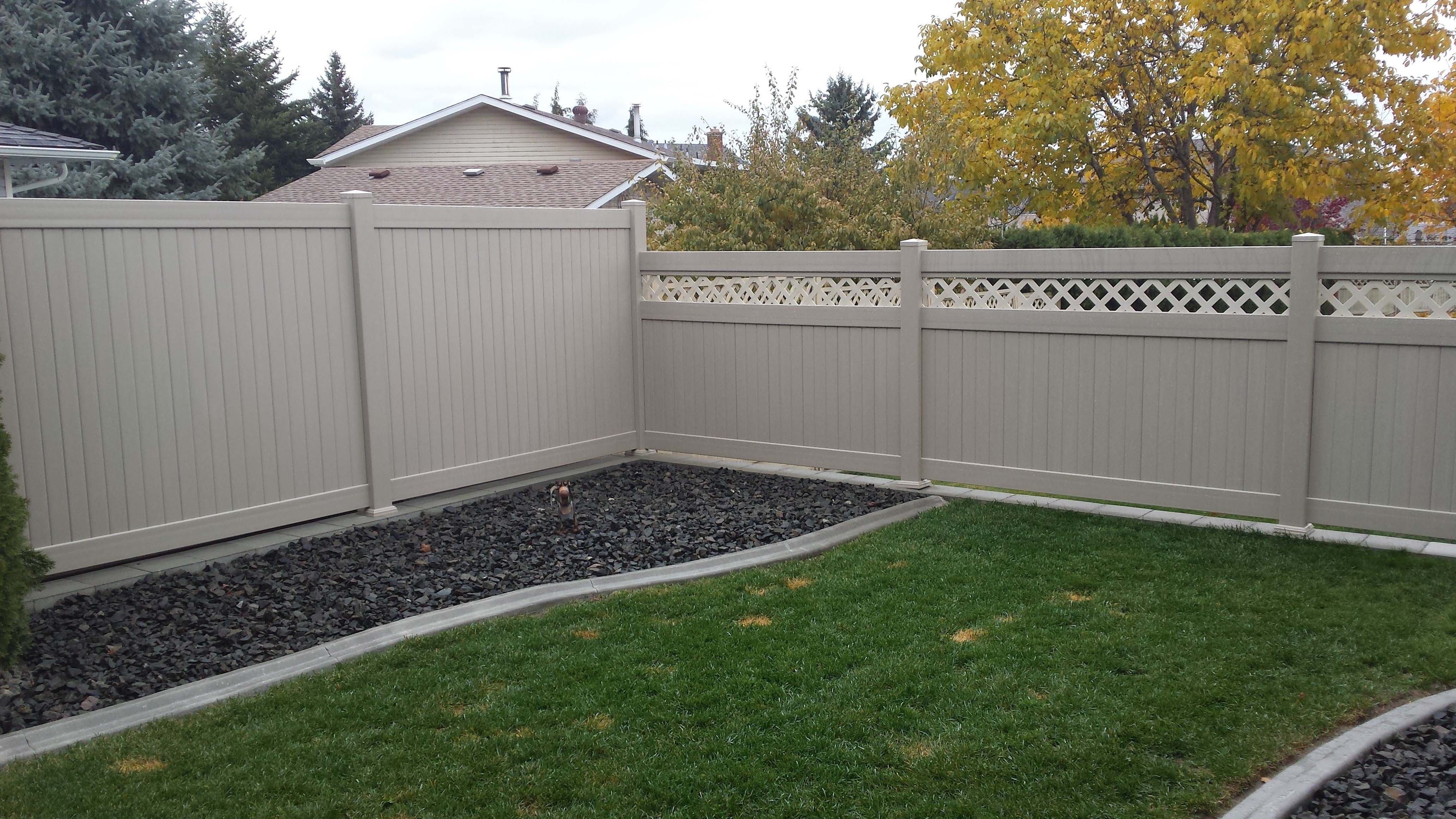 Adobe Privacy Lattice - vinyl,wood,composite Fencing System