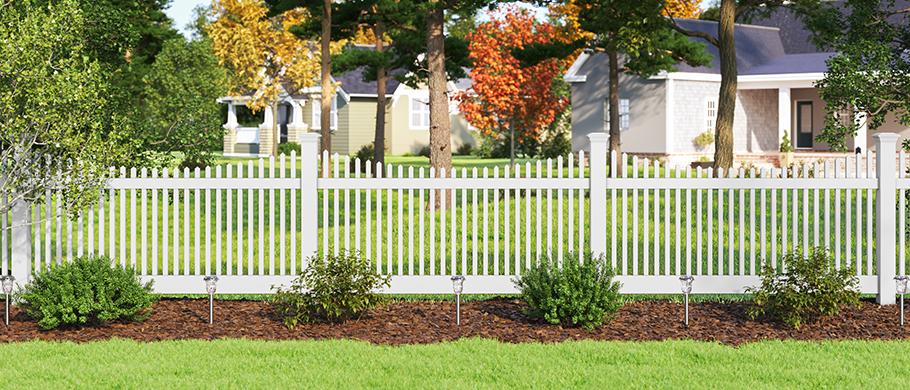 CHESTNUT SCALLOP - aluminum Fencing System
