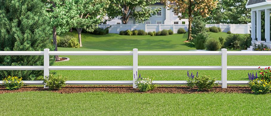 DIAMOND POST RAIL 3 - aluminum Fencing System