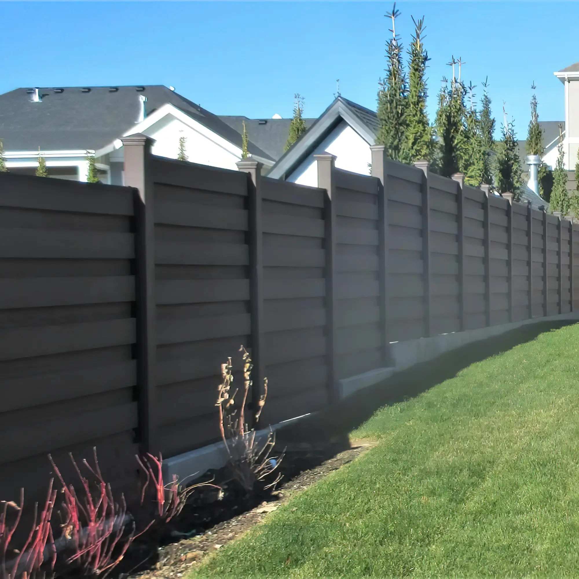 Horizons Cement Wall - vinyl,wood,composite Fencing System