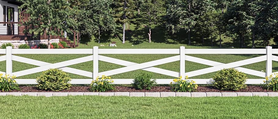 RANCH RAIL CROSSBUCK - aluminum Fencing System