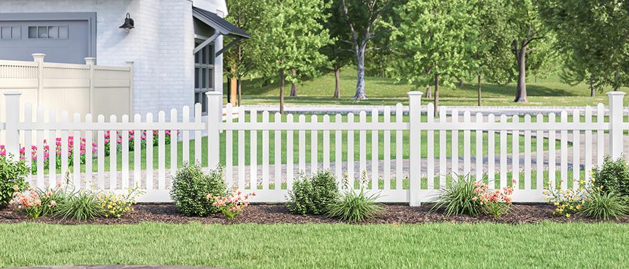 SILVERBELL SCALLOP - aluminum Fencing System